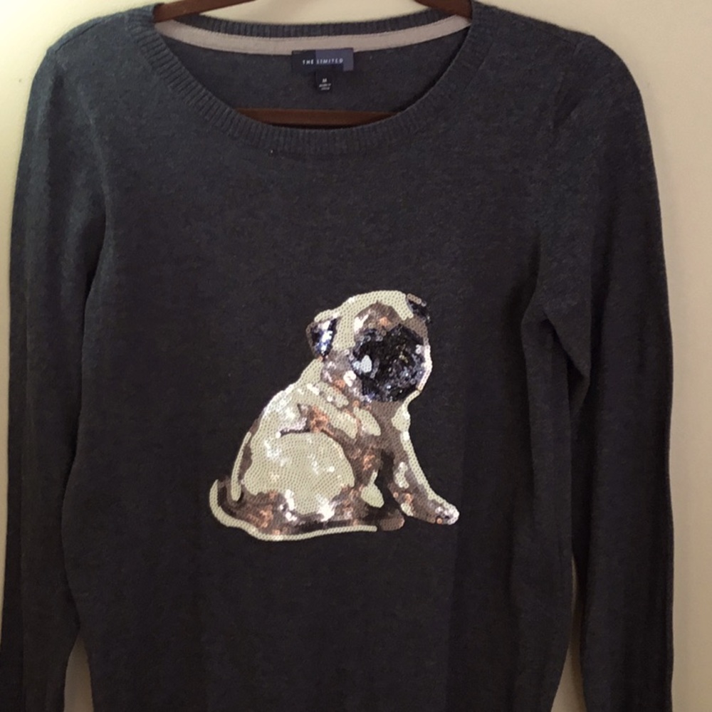 Limited Pug pullover sz med